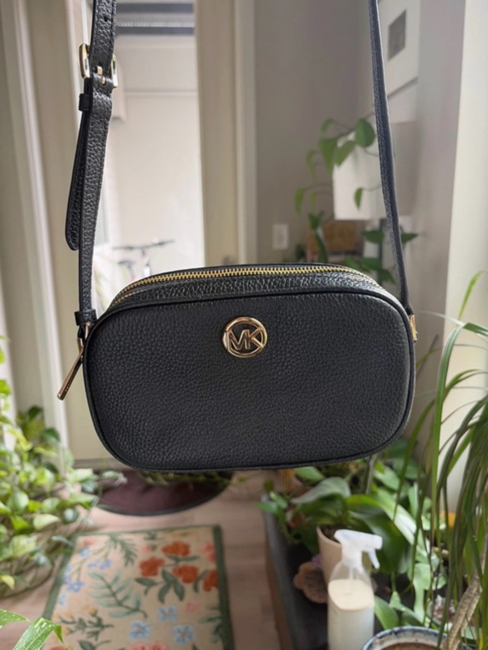 Michael Kors Fulton Leather Crossbody Bag